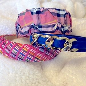 Set of three Headbands NWOT